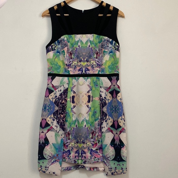 SEDUCE Dresses & Skirts - Seduce - Black and multicoloured Dress - Size 12